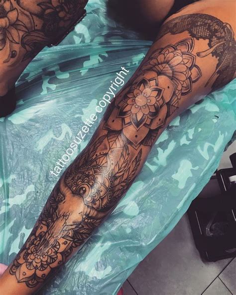 thigh tattoos for black women|upper leg tattoos for females.